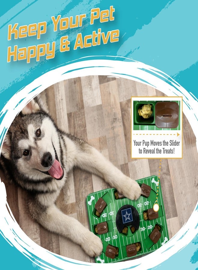 Pets First NFL Dallas Cowboys Puzzle Toy, Puzzle Treat Dog Toy, Interactive Dog Treat Toy, Dog Puzzle - Image 3