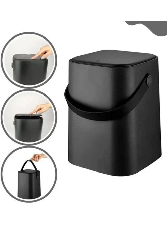 tuffex - Efficient Elegance: Dunya 8-Liter Pedal Kitchen , Bathroom , Bedroom & office Dustbin - BPA - Free - Image 1