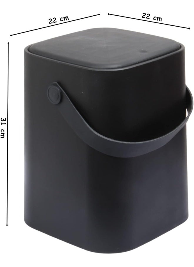 tuffex - Efficient Elegance: Dunya 8-Liter Pedal Kitchen , Bathroom , Bedroom & office Dustbin - BPA - Free - Image 1