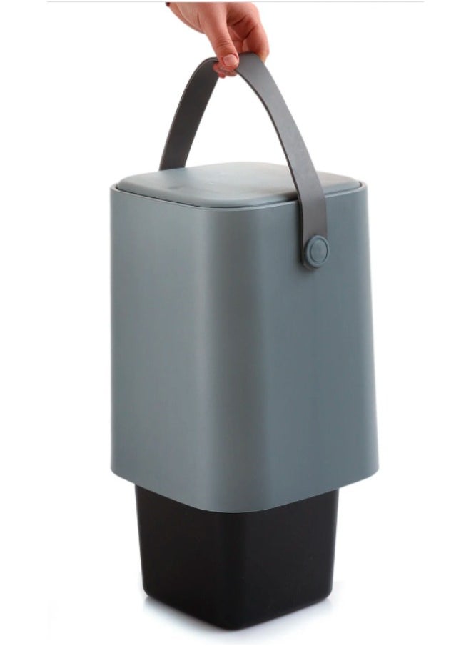 tuffex Efficient Elegance: Dunya 8-Liter Pedal Kitchen , Bathroom , Bedroom & office Dustbin - BPA - Free  - Image 3