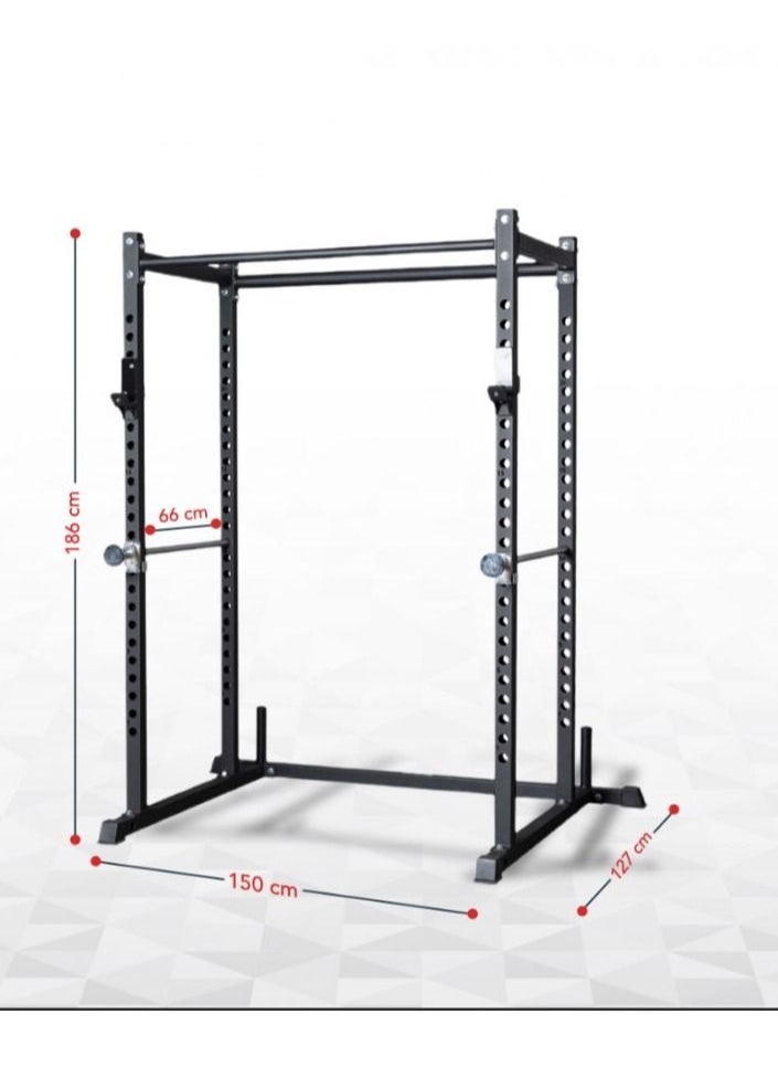CHAMP KIT - CHAMPKIT  home gym squat power rack cage I, Multifunctional Squat Power Rack Cage Trainer, Weight Loading Capacity up to 317kg - Image 1