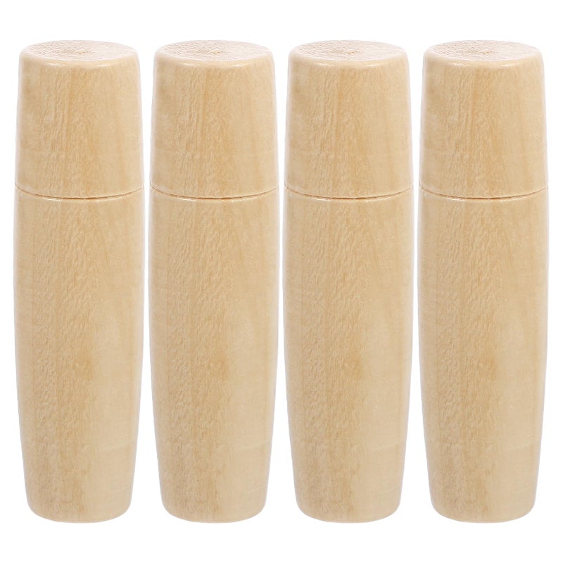 4Pcs Wooden Handle File Grip Replacement For BBQ Grill Kitchen Tools - Image 2
