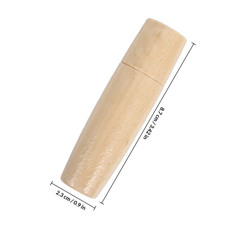 4Pcs Wooden Handle File Grip Replacement For BBQ Grill Kitchen Tools - Image 3