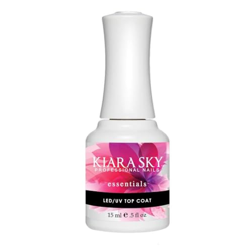 Kiara Sky Professional Nails LED UV Non Wipe Top Coat Gel for Acrylic Nails - Image 1