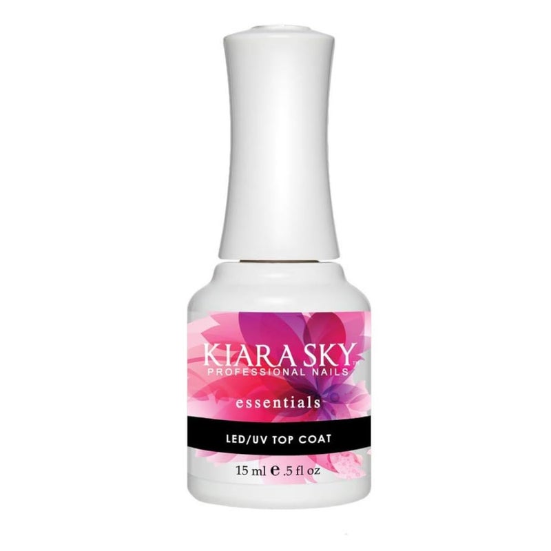 Kiara Sky Professional Nails LED UV Non Wipe Top Coat Gel for Acrylic Nails - Image 2