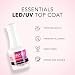 Kiara Sky Professional Nails LED UV Non Wipe Top Coat Gel for Acrylic Nails - Image 3