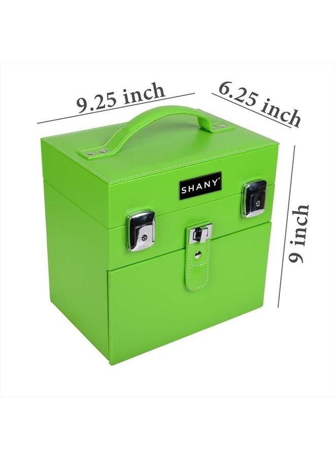 Shany - Color Matters - Nail Accessories Organizer and Makeup Train Case - White Lily - Image 1