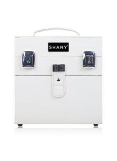 Color Matters - Nail Accessories Organizer and Makeup Train Case - White Lily