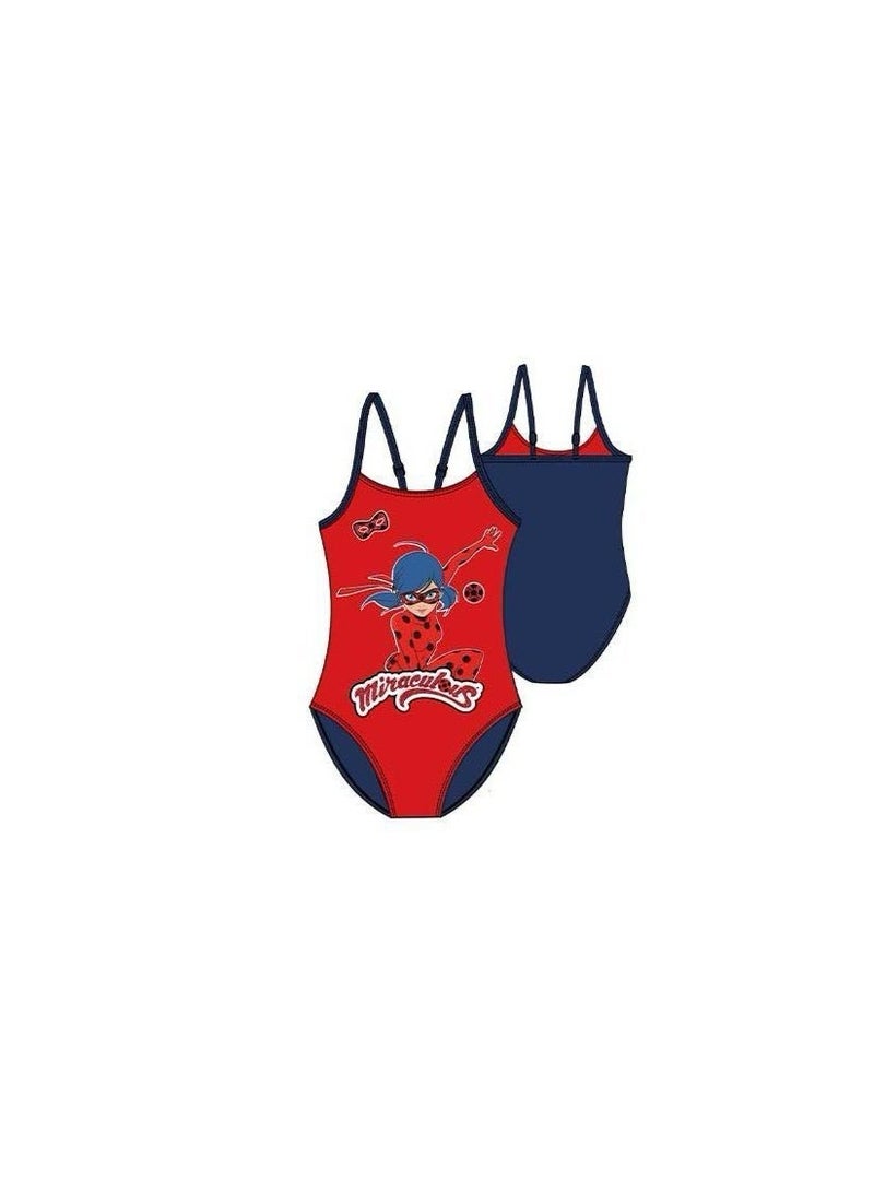 ZAG Heroez Miraculous ملابس سباحة من قطعة واحدة للفتيات من مسلسل "الدعسوقة المعجزة" من إنتاج "كيدز تي في" - Image 1