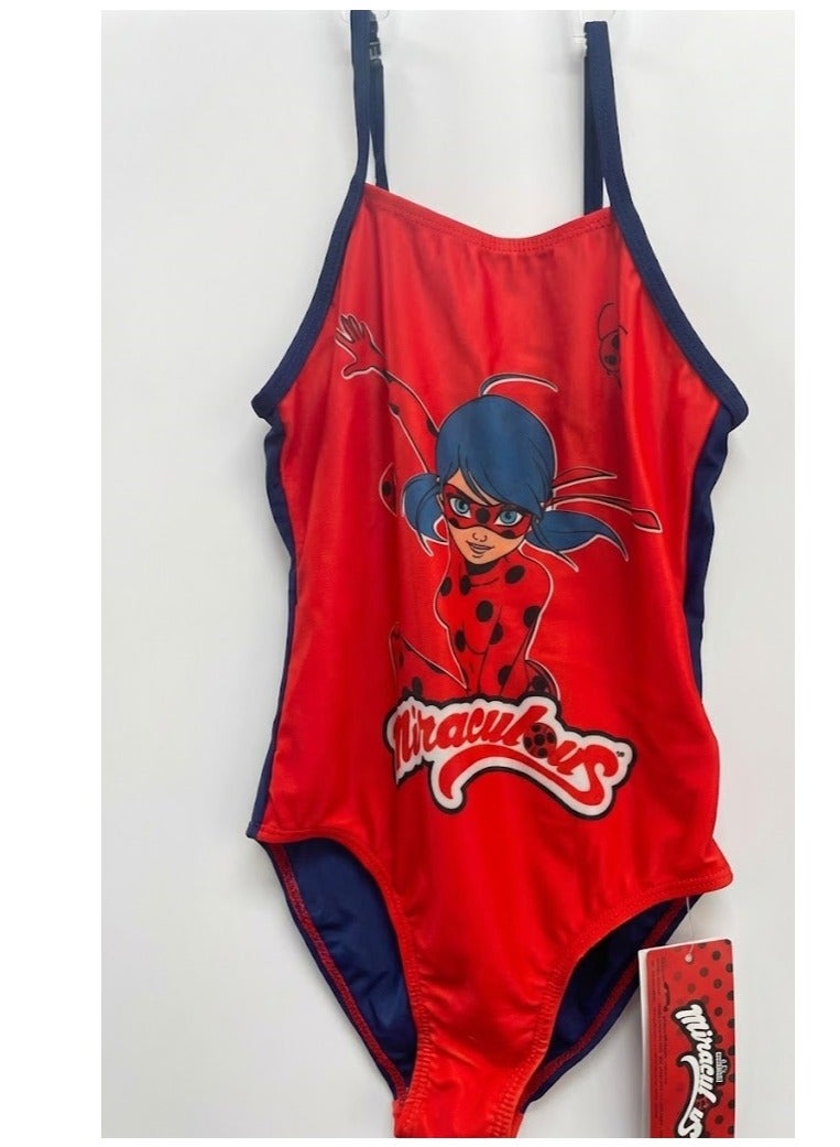 ZAG Heroez Miraculous ملابس سباحة من قطعة واحدة للفتيات من مسلسل "الدعسوقة المعجزة" من إنتاج "كيدز تي في" - Image 2