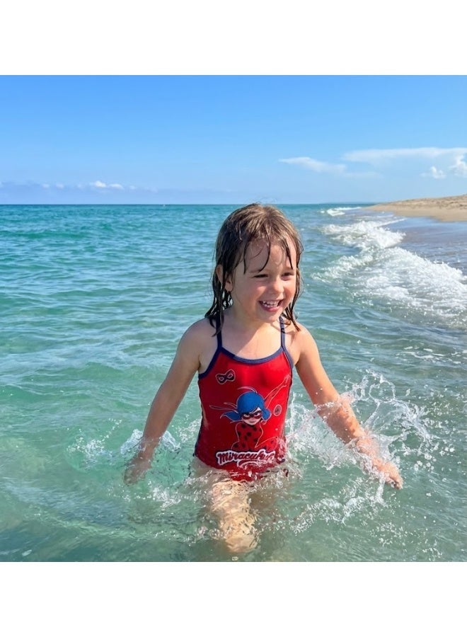 ZAG Heroez Miraculous ملابس سباحة من قطعة واحدة للفتيات من مسلسل "الدعسوقة المعجزة" من إنتاج "كيدز تي في" - Image 3