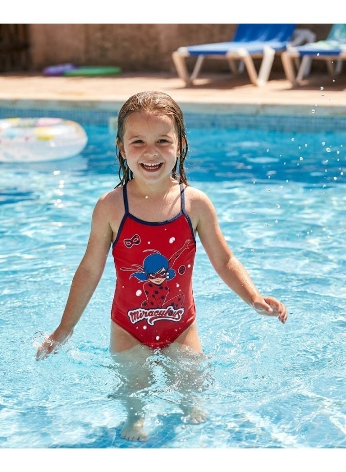ZAG Heroez Miraculous ملابس سباحة من قطعة واحدة للفتيات من مسلسل "الدعسوقة المعجزة" من إنتاج "كيدز تي في" - Image 4