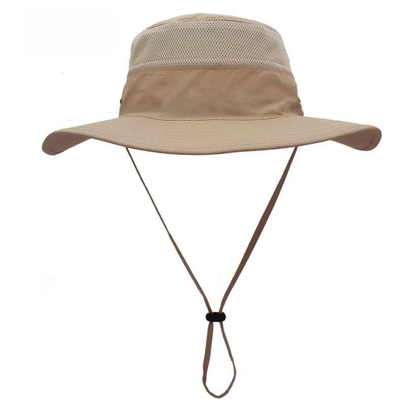 Unisex Outdoor UPF50+ Sun Hat Wide Brim No logo khakis No logo khakis