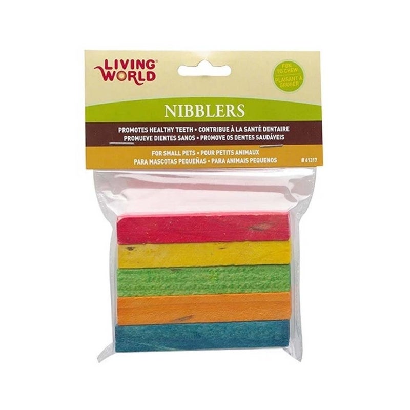 ليفينج وورلد قطع خشبية مضغية بشكل قوس قزح للحيوانات الأليفة من لفنغ وورلد