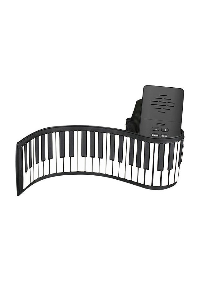Generic 88 Key Portable Piano Handroll Electronic Piano Silicone Foldable Piano Home Practice Professional Electronic Piano with Speaker No MIDI Function  - Image 1