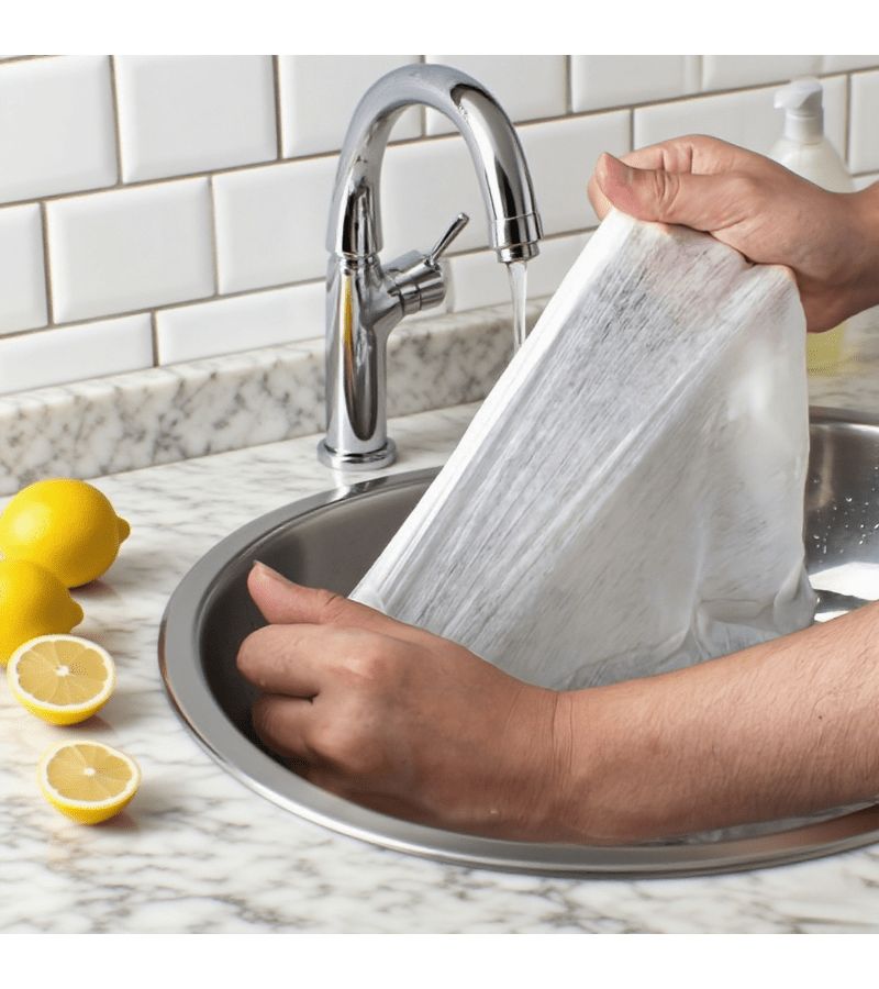 188 Disposable Wood Pulp Foot Wipes 11.02x20.47 Inch for Home and Salon Use - Image 3
