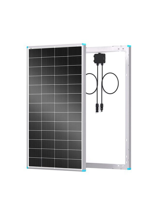 Renogy Solar Panel 200 Watt 12 Volt, High-Efficiency Monocrystalline PV Module Power Charger for RV Marine Rooftop Farm Battery and Other Off-Grid Applications, 200W, Single - Image 1