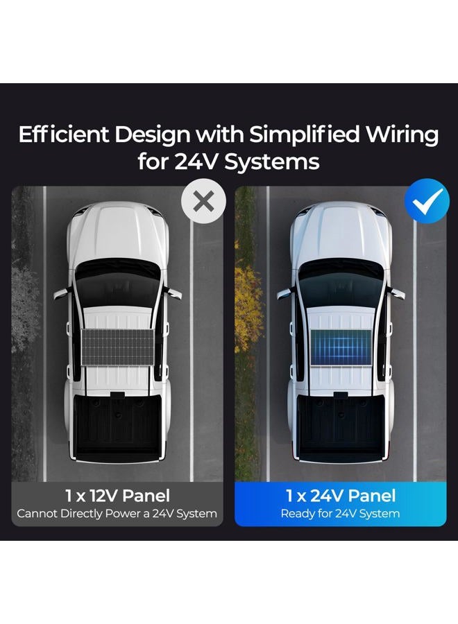 Renogy Solar Panel 200 Watt 12 Volt, High-Efficiency Monocrystalline PV Module Power Charger for RV Marine Rooftop Farm Battery and Other Off-Grid Applications, 200W, Single - Image 5