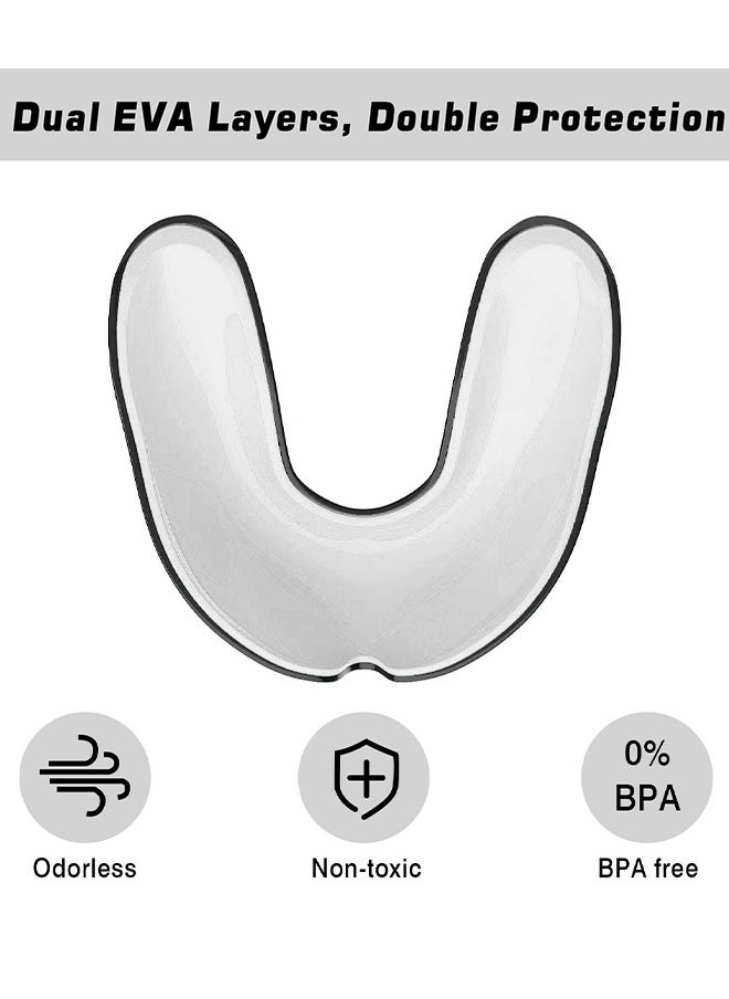 UETEEY 3 Pack EVA Mouthguards with Case, Sport Mouth Guards Mouthguard Gum Guard, Mouthguard Slim Fit for Boxing, Basketball, Hockey, Soccer  - Image 2