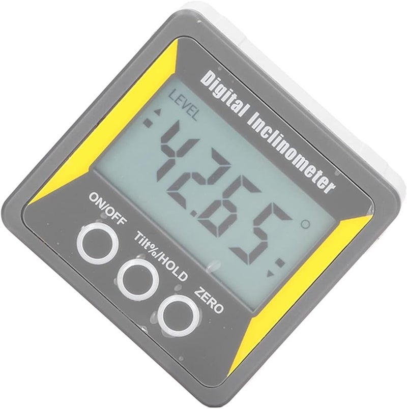 ABS Digital Inclinometer with Magnetic Base Angle Finder Level Tool Auto Shutdown 4x90 Degree Range - Image 3