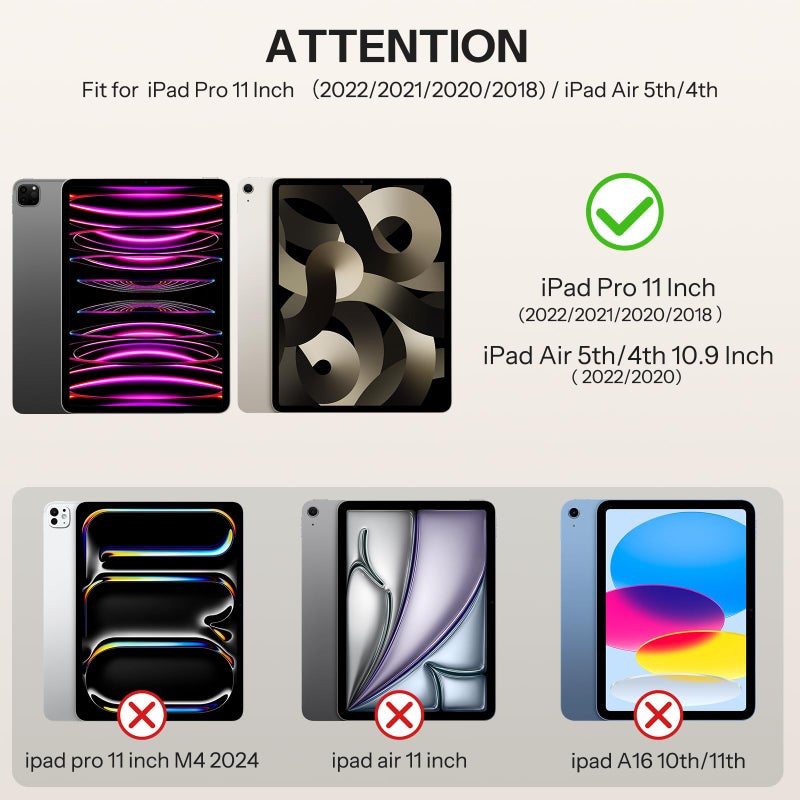 OMOTON PAPERSENSE Paper Screen Protector for iPad Air 4/5th Gen 10.9 Inch,2022 &2020, iPad Pro 11 Inch 2022/21/20/18, Matte Layer Glass Film with Easy Dust-free Installation Tray, Anti-glare, 2 Pack - Image 2