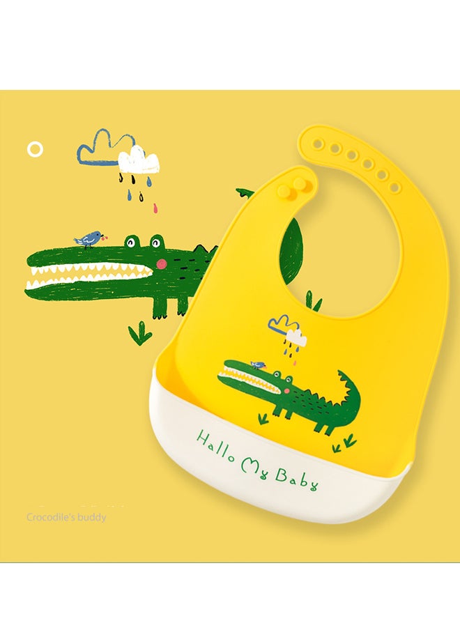 Generic - Soft Silicone Bib Baby Food Waterproof Bib - Image 1