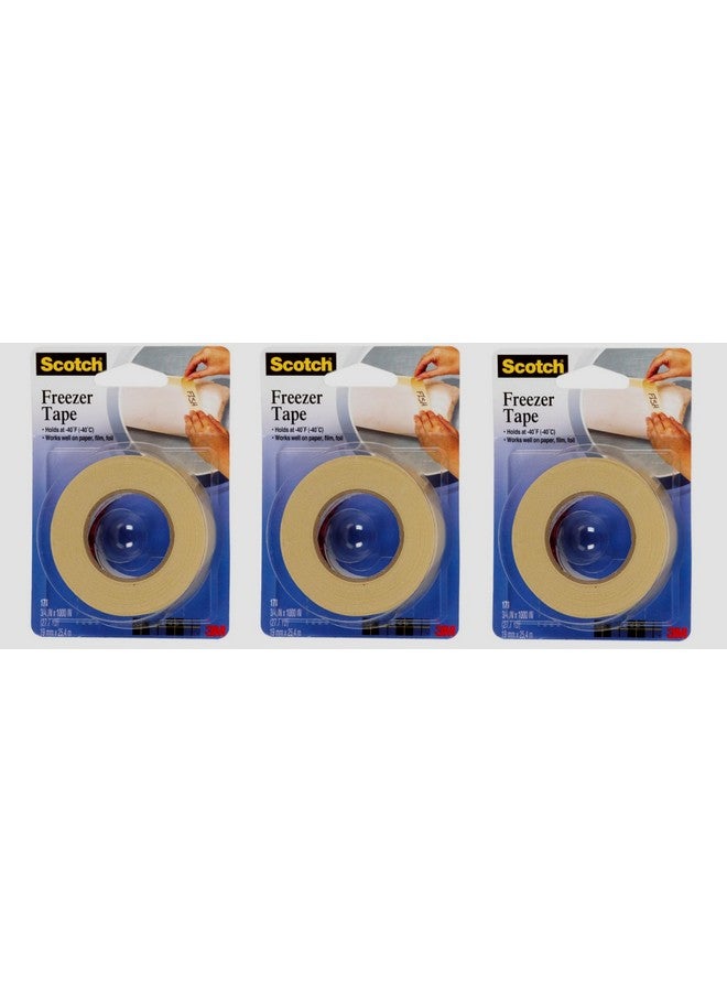 Scotch  3M 178 ¾ X 1100 Freezer Tapepack Of 3  - Image 1