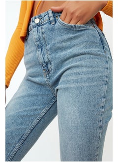 Blue Slit High Waist Straight Jeans TWOSS22JE0430 - pzsku/ZF043EE76C067944B8CD9Z/45/_/1730939789/1fc6babe-e975-4bb3-a570-b99c20465b5f