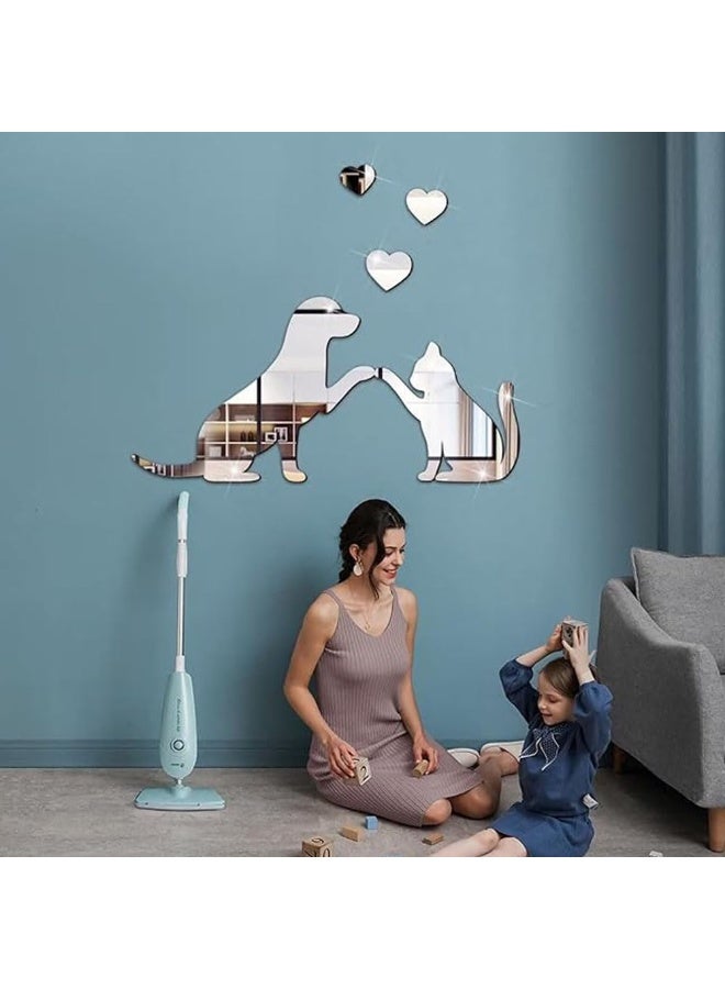 TPGP Self-Adhesive Diamond Mirror Wall Sticker, 3D Removable Acrylic Mirror, Diy Art, Waterproof Tiles, Furniture Sticker, Interior Wall Decoration, For Home, Living Room, Bedroom Decor (30 X 25 Cm) - Image 4