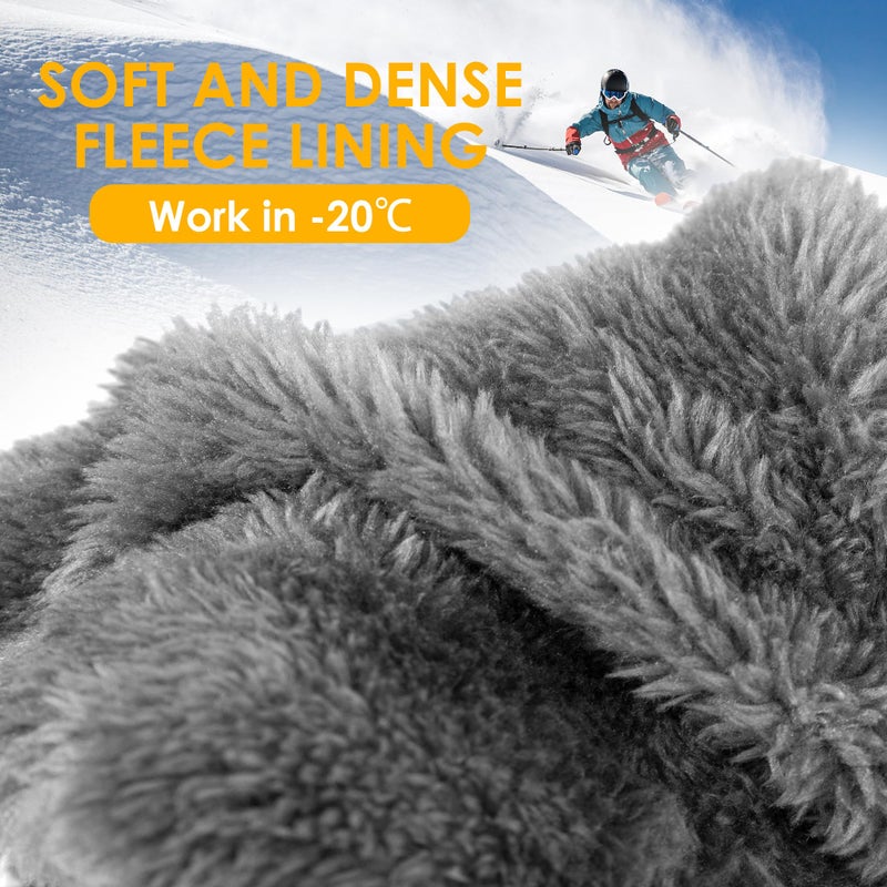 Gopaice Winter Skiing Gloves for Men & Women, Waterproof Thermalï¼ŒTouchscreen Lightweight with Non-Slip Grip for Cycling Running in Cold Weather - Image 2