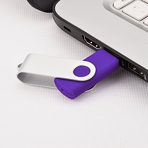 KOOTION 10PCS 1GB USB 2.0 Flash Drive Pen Memory Stick Thumb Drive, Purple - Image 5