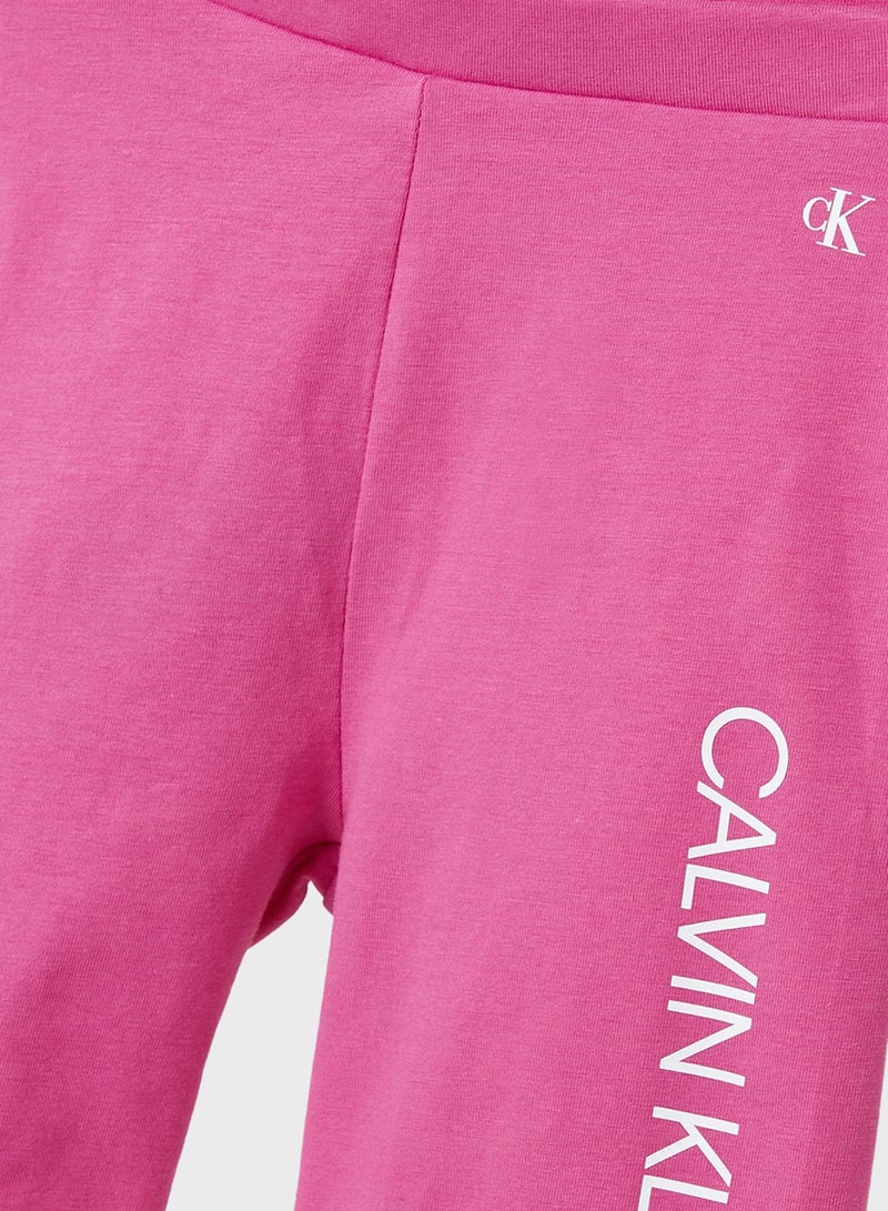 Calvin Klein Jeans Kids Colorblock Hoodie And Shorts Set  - Image 3