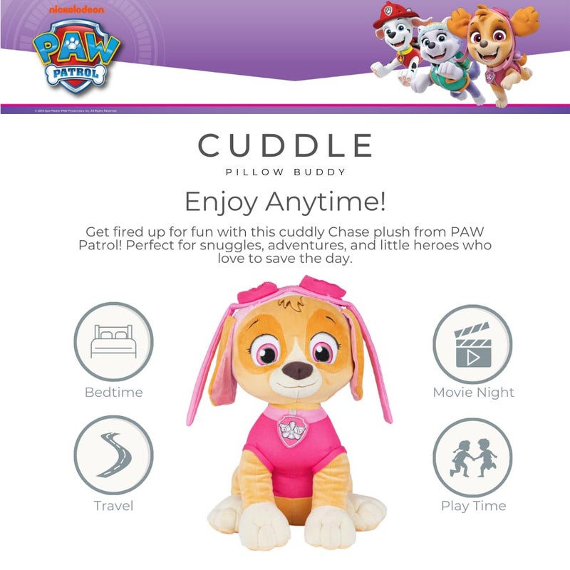 Franco Paw Patrol Skye Kids Bedding Super Soft Plush Cuddle Pillow Buddy, One Size, (Official) Nickelodeon Product By Franco - Image 3