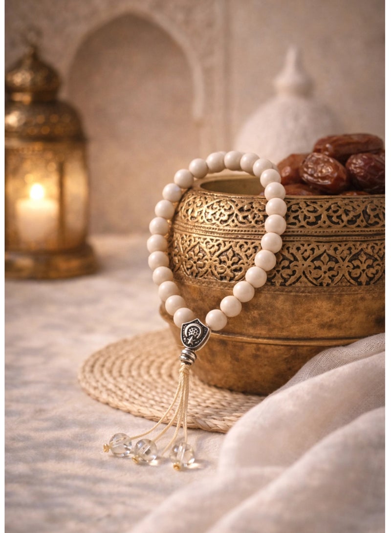 XIANGYA Islamic Tasbih Prayer Beads 33 Beads Premium Misbaha Bracelet for Dhikr Ramadan Gift Muslim Prayer Accessories - Image 3