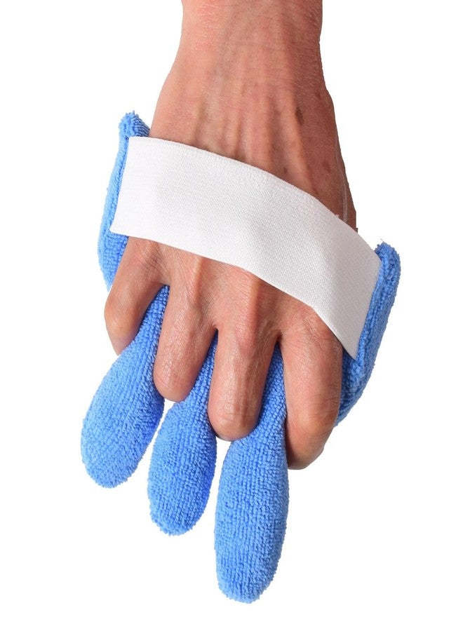 Clobeau Finger Contracture Grips Cushion, Cone with Finger Separator Hand Grip Patients Palm Grips, Hand Contracture Cushions with Elastic Band, Anti Stick Hand Finger Aid Protector for Bedridden Elderly Care - Image 3
