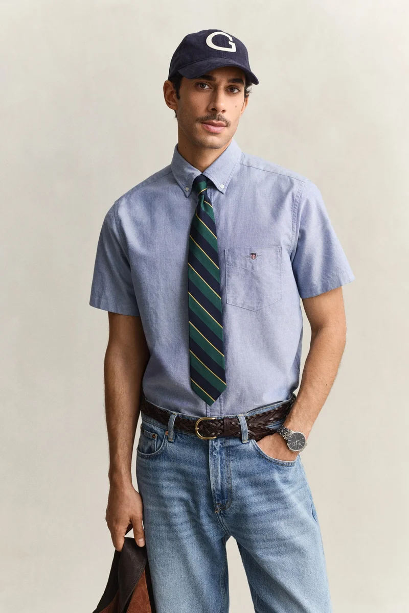 GANT Regular Classic Oxford Short Sleeve Shirt