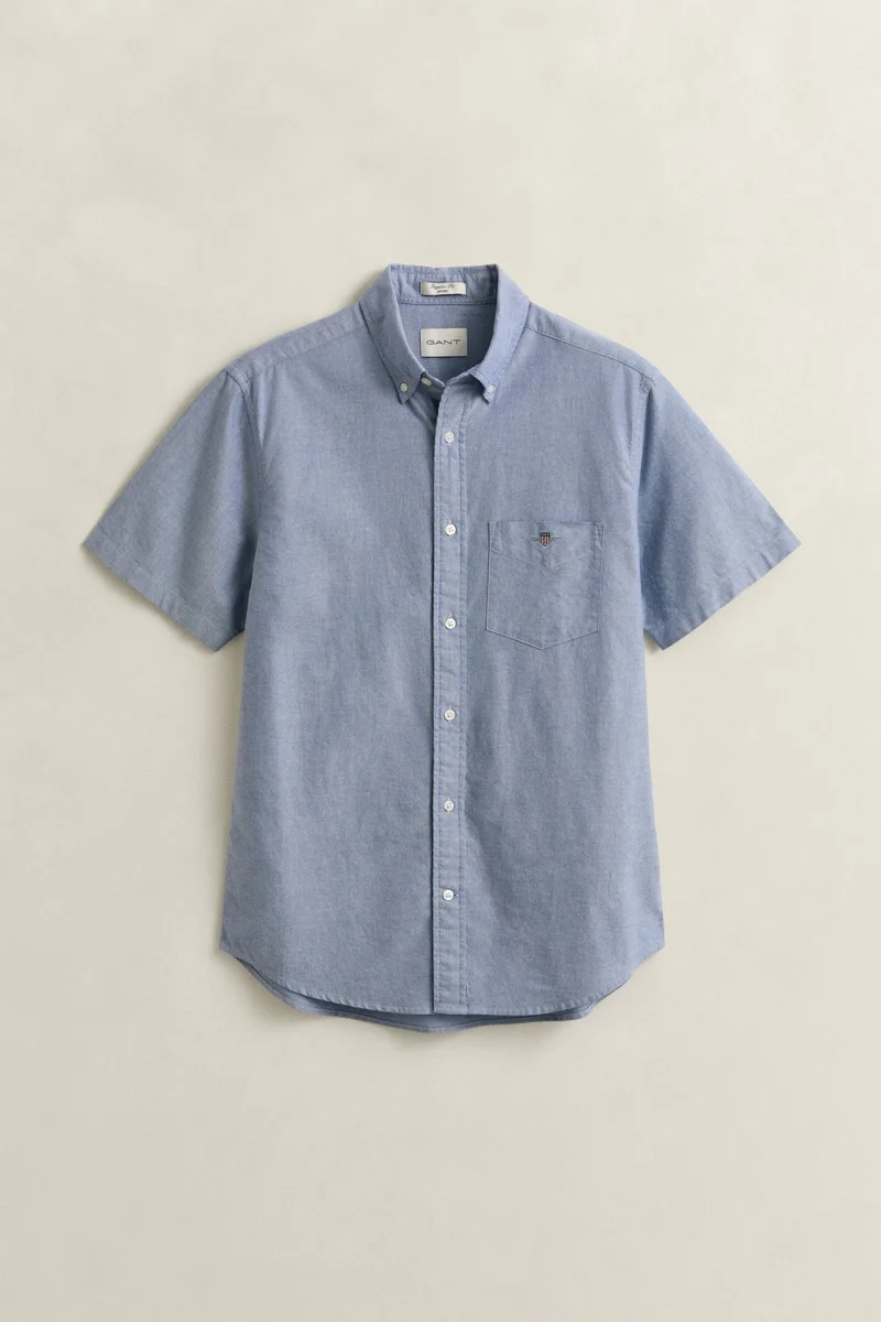 GANT  Regular Classic Oxford Short Sleeve Shirt for Men | Best Price UAE