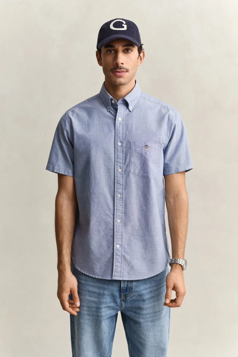 GANT Regular Classic Oxford Short Sleeve Shirt