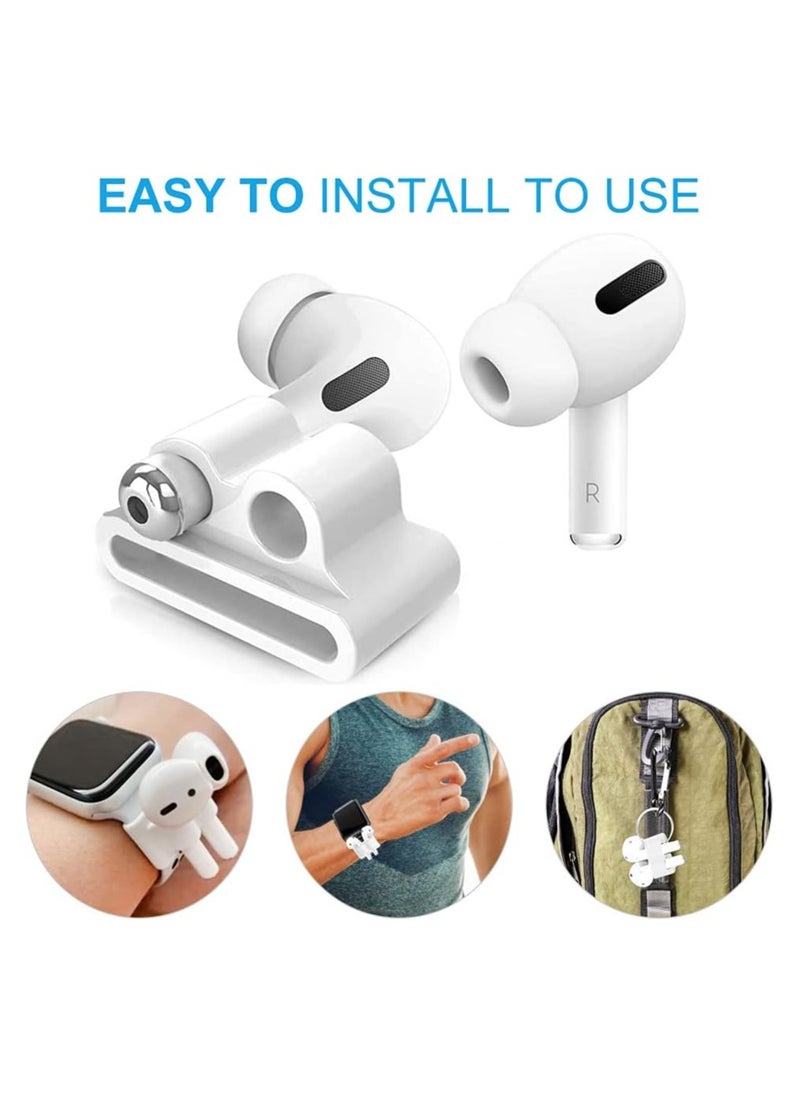 Silicone Protective Case for AirPods Pro 2, 8 in 1 Accessory Kit Airpod Keychain, Cleaning Brush, Strap, Accessory Box  - Image 3