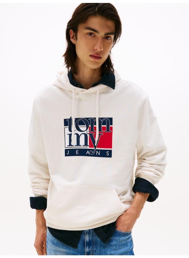 TOMMY JEANS Flag Logo Terry Hoody - Image 1