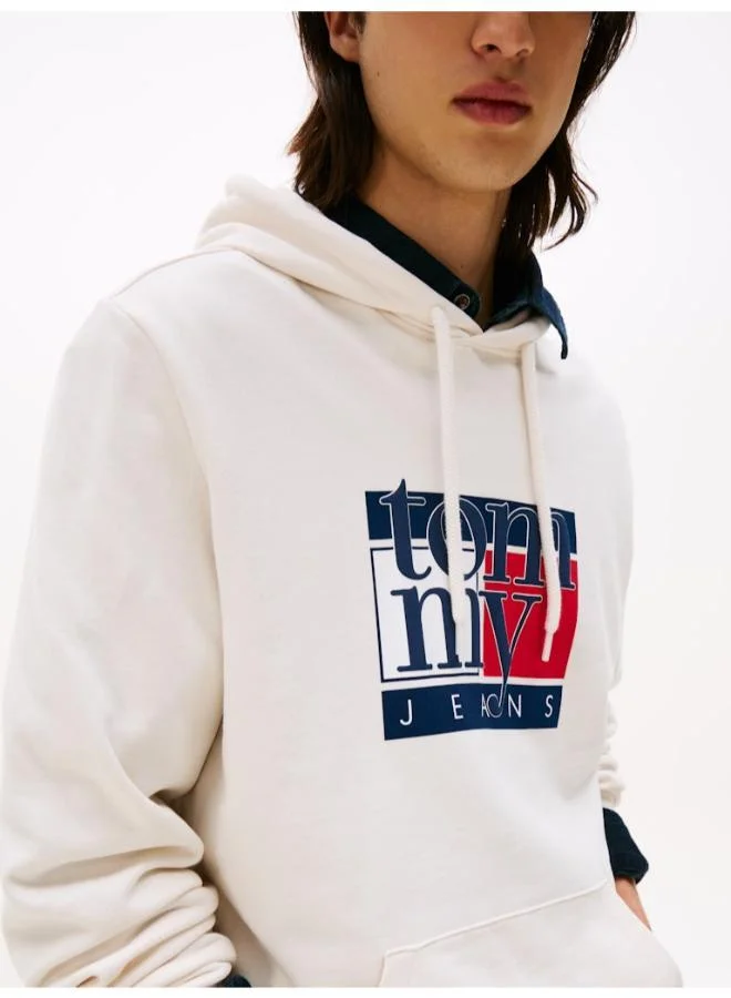 TOMMY JEANS Flag Logo Terry Hoody