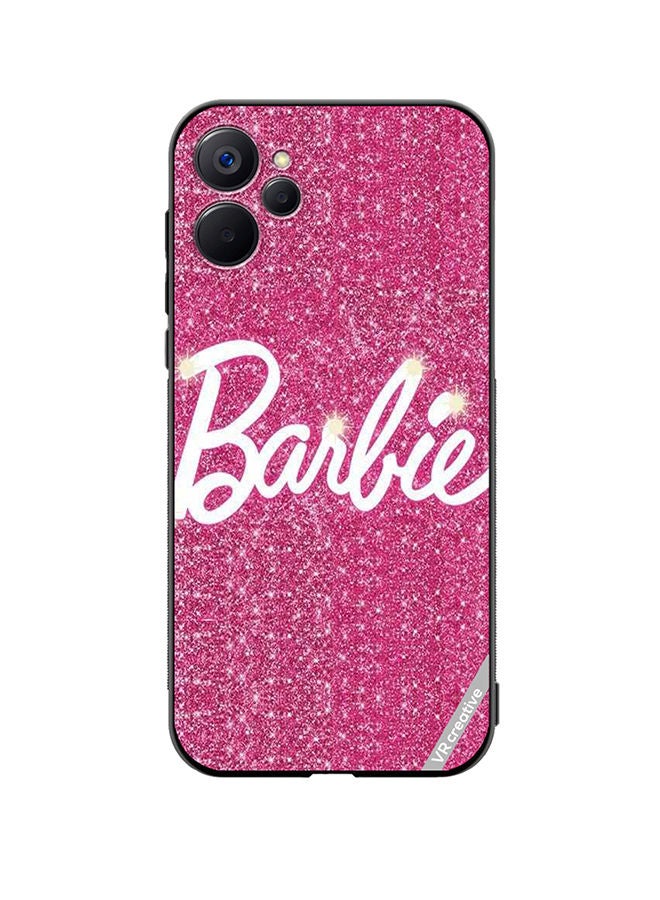 VR CREATIVE Protective Case Cover For Realme 9i 5G Sparkling Barbie Design Multicolour - Image 1