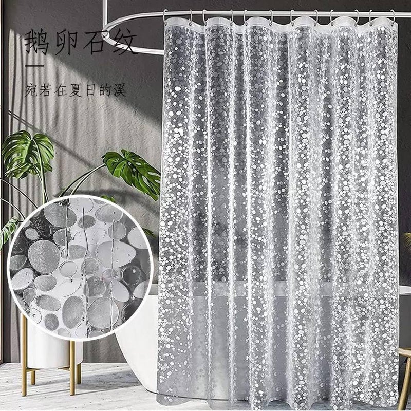 Modern 3D Shower Curtain - Image 2