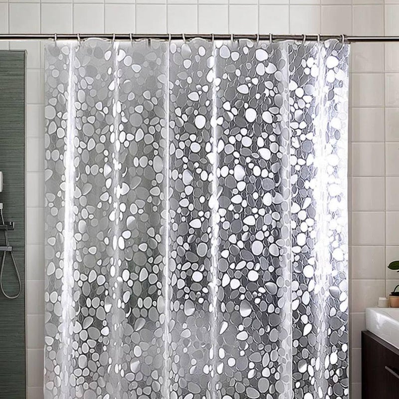 Modern 3D Shower Curtain - Image 1