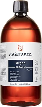 Naissance زيت الأركان العضوي نايسنس رقم 228 900 مل مضاد للشيخوخة مضاد للأكسدة نباتي مرطب طبيعي بلسم للوجه والشعر والبشرة واللحية والأظافر - Image 1