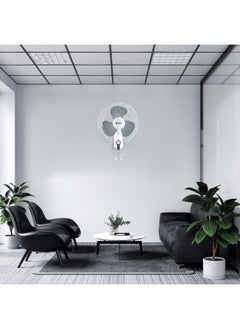 MODI 3 Speed Wall Fan 45w White 2 Set  - Image 4