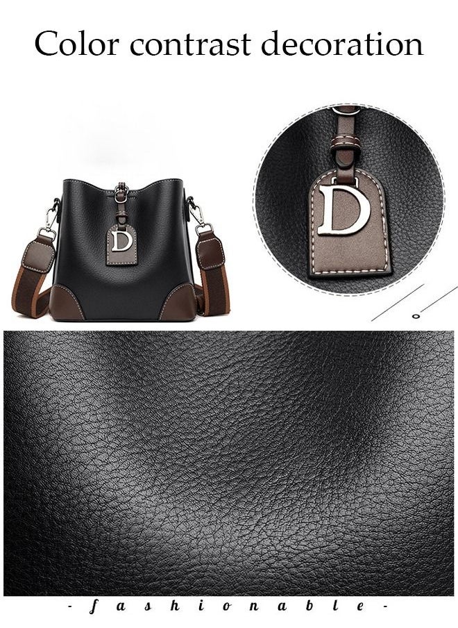 DUNISO - Bucket Bag and Purses For Women Shoulder Handbags with Detachable Straps Womens Large Capacity Elegant Crossbody Bags for Mother Girl Friend Wife - Image 1
