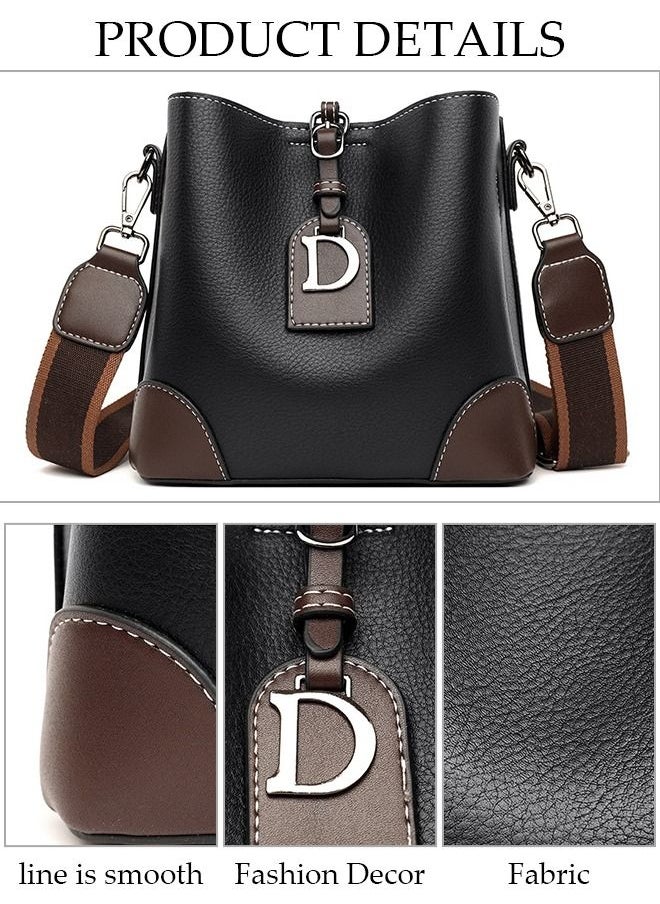 DUNISO - Bucket Bag and Purses For Women Shoulder Handbags with Detachable Straps Womens Large Capacity Elegant Crossbody Bags for Mother Girl Friend Wife - Image 1