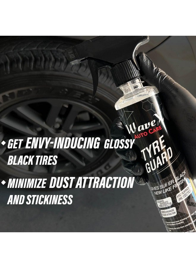 WAVEX Car Polish Kit 12 Pcs | Includes Car Dashboard Polish, Car Wax, Tyre Polish, Car Shampoo, Windshield Washer & Car Freshener, Scratch Remover, 2 Cloths, 3 Applicators - Car Washing Kit - Image 5