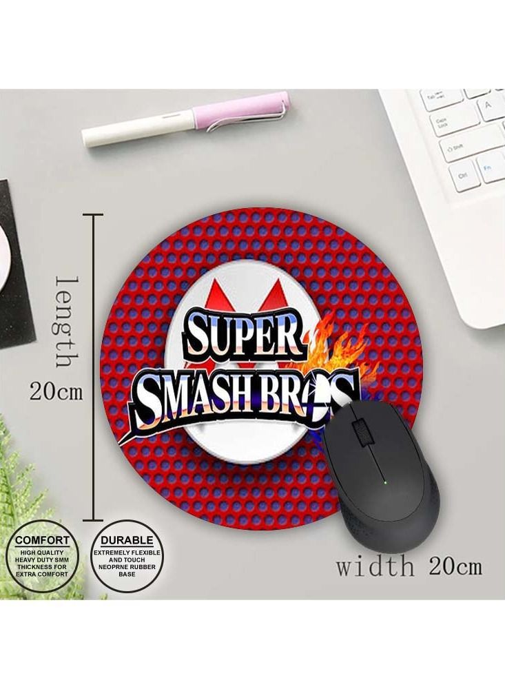Protective Printed Mouse Pad Round - Image 1